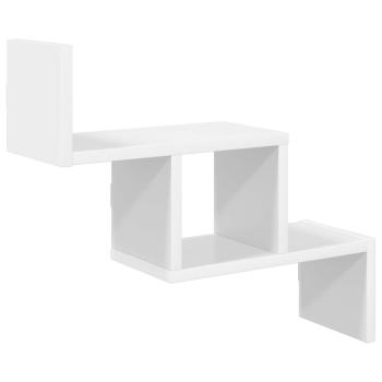 Wandregal Wei? 48 x 15 x 42 cm Holzwerkstoff