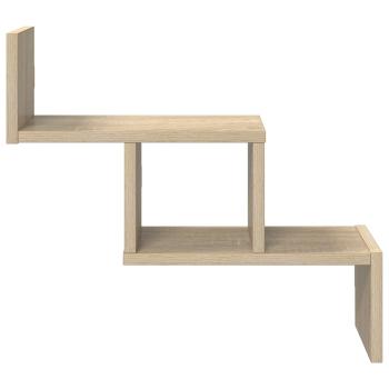 Wandregal Sonoma-Eiche 48 x 15 x 42 cm Holzwerkstoff