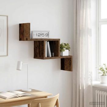 ARDEBO.de - Wandregal Altholz 48 x 15 x 42 cm Holzwerkstoff