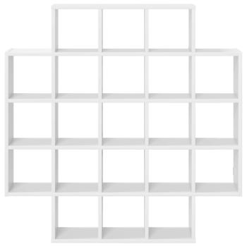 Wandregal Wei? 100 x 13 x 100 cm Holzwerkstoff