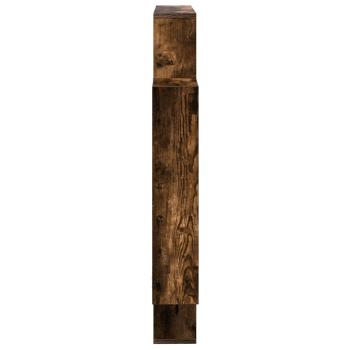 Wandregal Raucheiche 100 x 13 x 100 cm Holzwerkstoff