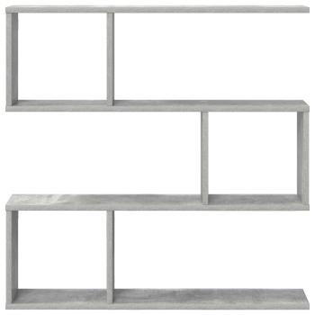 Wandregal Betongrau 80 x 12 x 79,5 cm Holzwerkstoff