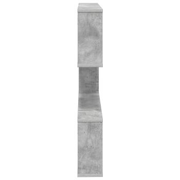 Wandregal Betongrau 80 x 12 x 79,5 cm Holzwerkstoff