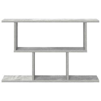 Wandregal Betongrau 80 x 15 x 50,5 cm Holzwerkstoff