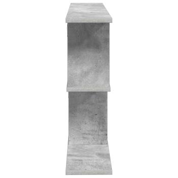 Wandregal Betongrau 80 x 15 x 50,5 cm Holzwerkstoff