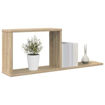 Schweberegale Sonoma-Eiche 80 x 15 x 30 cm Holzwerkstoff