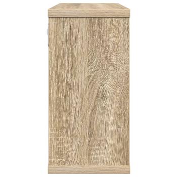 Schweberegale Sonoma-Eiche 80 x 15 x 30 cm Holzwerkstoff