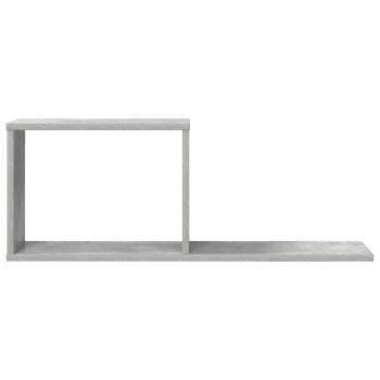 Schweberegale Betongrau 80 x 15 x 30 cm Holzwerkstoff