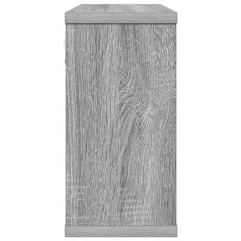 Schweberegale Sonoma-Grau 80 x 15 x 30 cm Holzwerkstoff