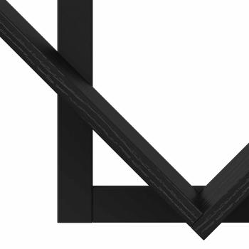 Wandregal 2 Stk. Schwarze Eiche 43 x 15 x 47 cm Holzwerkstoff