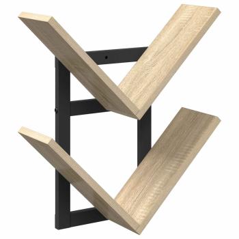 Wandregal Sonoma-Eiche 43 x 15 x 47 cm Holzwerkstoff