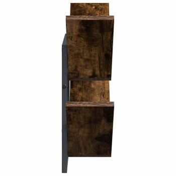 Wandregal 2 stk. Raucheiche 43 x 15 x 47 cm