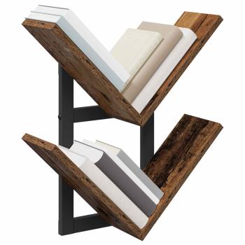 Wandregal 2 stk. Altholz 43 x 15 x 47 cm Holzwerkstoff