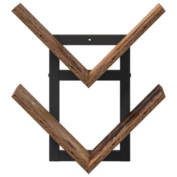 Wandregal 2 stk. Altholz 43 x 15 x 47 cm Holzwerkstoff