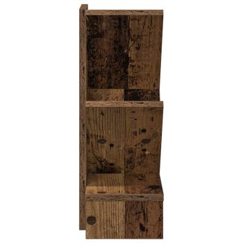 Baumbücherregal 3-stöckig 30 x 18 x 48 cm Holzwerkstoff Altholz