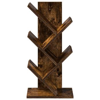 Baumbücherregal 4-stöckig 30 x 18 x 60 cm Holzwerkstoff