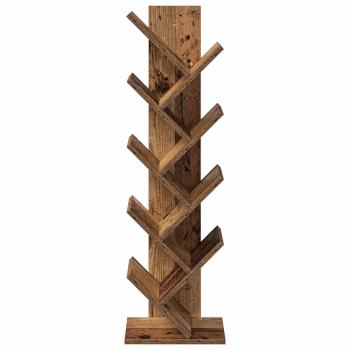 Baumbücherregal 6-stöckig 30 x 18 x 100 cm Holzwerkstoff