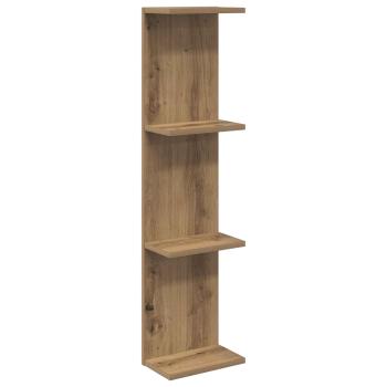 Wandregal Artisan-Eiche 25 x 15 x 100 cm Holzwerkstoff