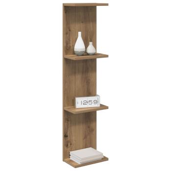 Wandregal Artisan-Eiche 25 x 15 x 100 cm Holzwerkstoff