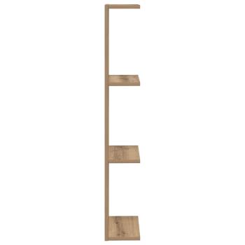 Wandregal Artisan-Eiche 25 x 15 x 100 cm Holzwerkstoff