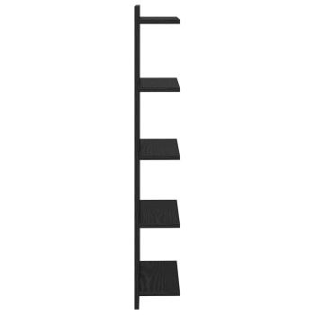 Wandregal 2 Stk. Schwarze Eiche 30 x 15 x 100 cm Holzwerkstoff
