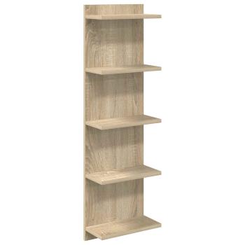 Wandregal Sonoma-Eiche 30 x 15 x 100 cm Holzwerkstoff