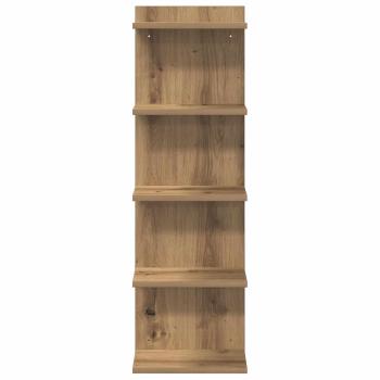 Wandregal 2 stk. Artisan-Eiche 30 x 15 x 100 cm Holzwerkstoff