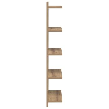 Wandregal 2 stk. Artisan-Eiche 30 x 15 x 100 cm Holzwerkstoff