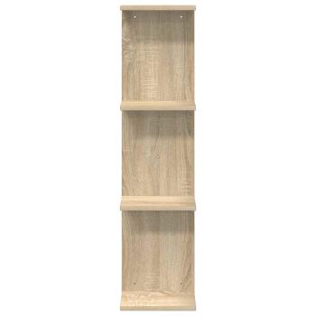 Wandregal 2 Stk. Sonoma-Eiche 22 x 15 x 100 cm Holzwerkstoff