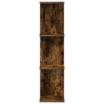 Wandregal 2 stk. Raucheiche 22 x 15 x 100 cm Holzwerkstoff