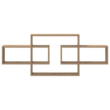 Wandregal Artisan-Eiche 130 x 10 x 50 cm Holzwerkstoff