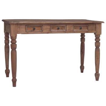 ARDEBO.de - Schreibtisch mit Schubladen 117x57x75 cm Altholz Massiv