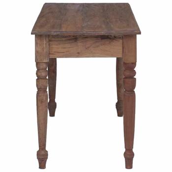 Schreibtisch mit Schubladen 117x57x75 cm Altholz Massiv