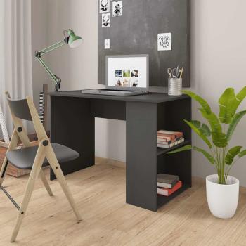 ARDEBO.de - Schreibtisch Grau 110x60x73 cm Holzwerkstoff