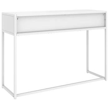 Konsolentisch Weiß 106x35x75 cm Stahl