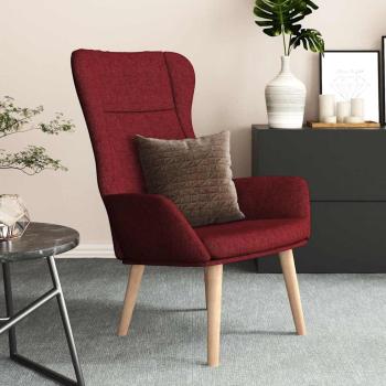 ARDEBO.de - Relaxsessel Stoff Weinrot