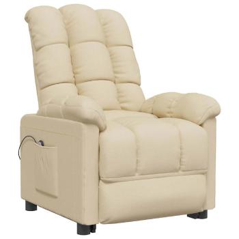 Relaxsessel Elektrisch Creme Stoff