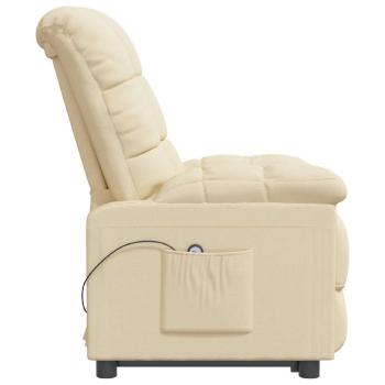 Relaxsessel Elektrisch Creme Stoff