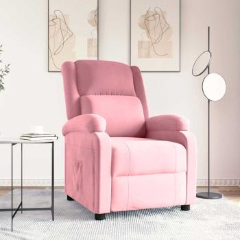 ARDEBO.de - Relaxsessel Rosa Samt