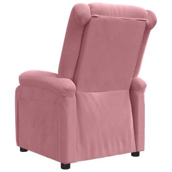Relaxsessel Rosa Samt