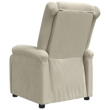 Relaxsessel Creme Samt