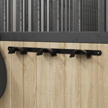 ARDEBO.de - Trensenhalter für 3 Trensen Schwarz Eisen