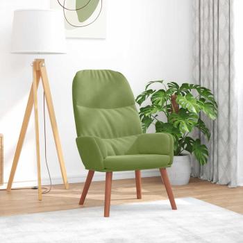 ARDEBO.de - Relaxsessel Hellgrün Samt
