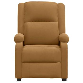 Massagesessel Braun Samt