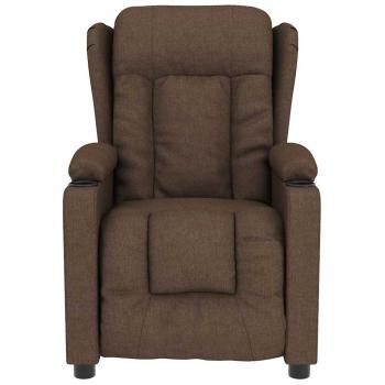 Massagesessel Braun Stoff