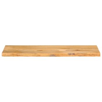 Tischplatte mit Baumkante 120x30x3,8 cm Massivholz Mango