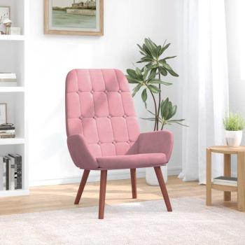 ARDEBO.de - Relaxsessel Rosa Samt