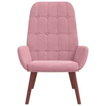Relaxsessel Rosa Samt