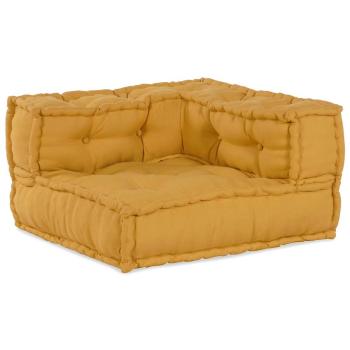 Modulares Sofaelement Gelb 70x70x54 cm Stoff