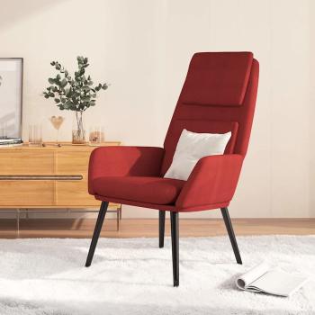 ARDEBO.de - Relaxsessel Stoff Weinrot